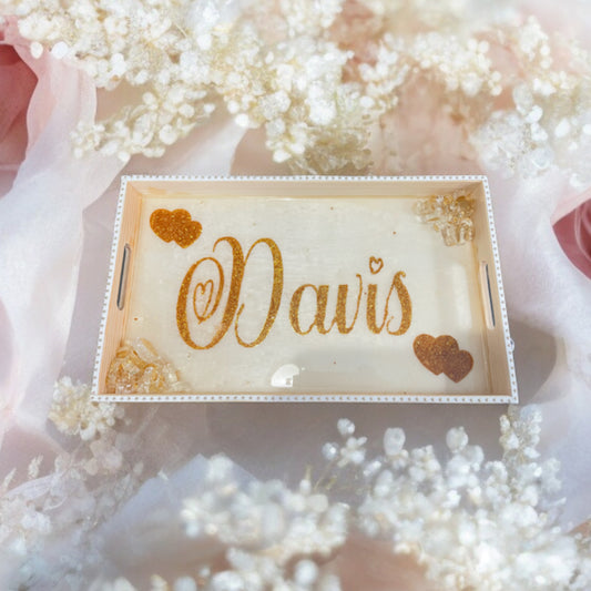 CUSTOM PERSONALIZED WOOD SERVING TRAY