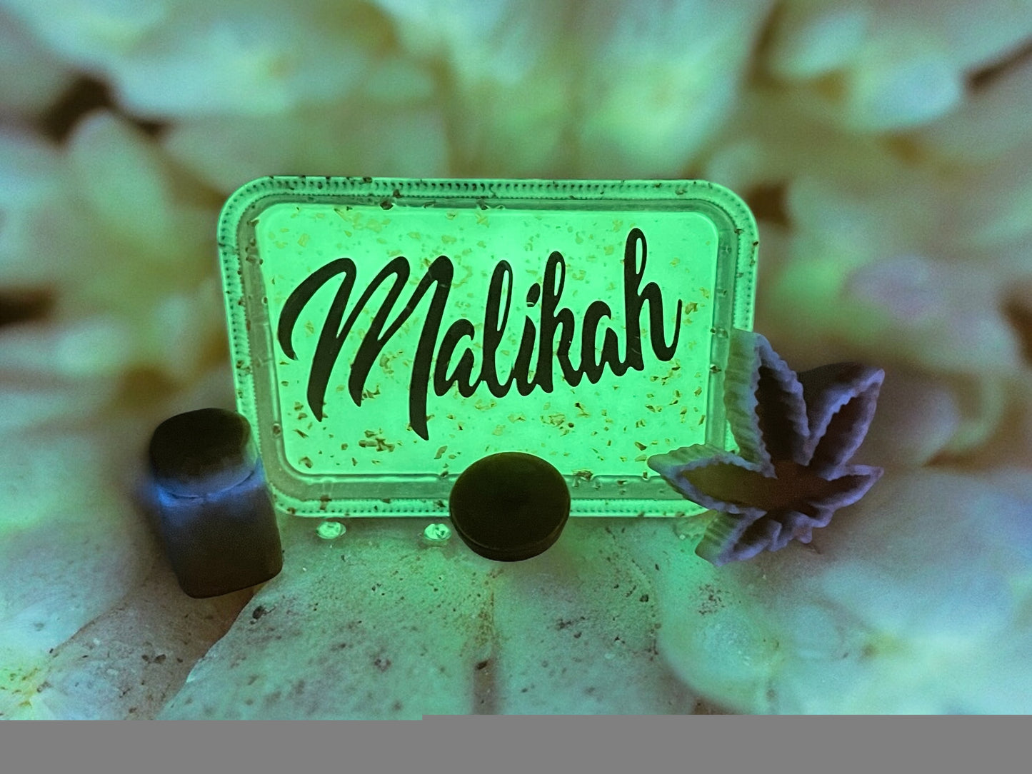 CUSTOM NAME ROLLING TRAY SET