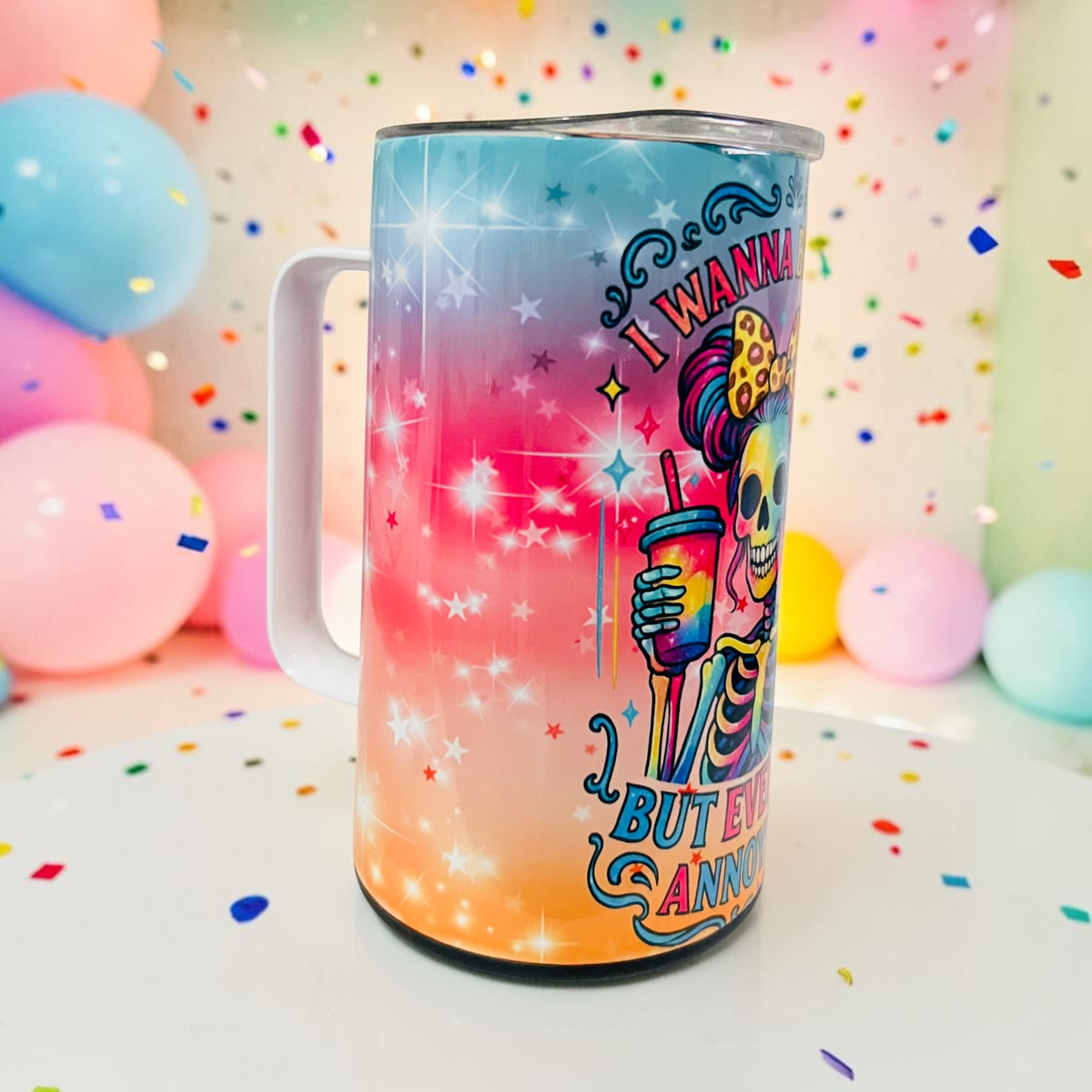 CUSTOM FUNNY PRINT 120Z INSULATED TUMBLER9