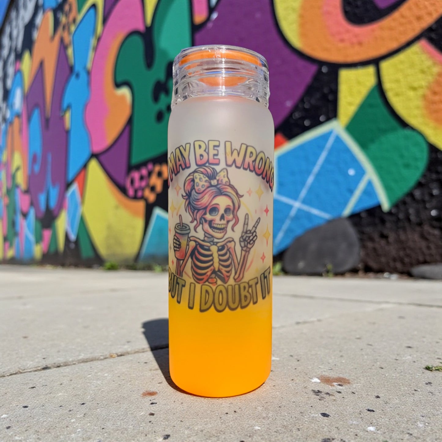 CUSTOM FUNNY PRINT 14OZ BOTTLE