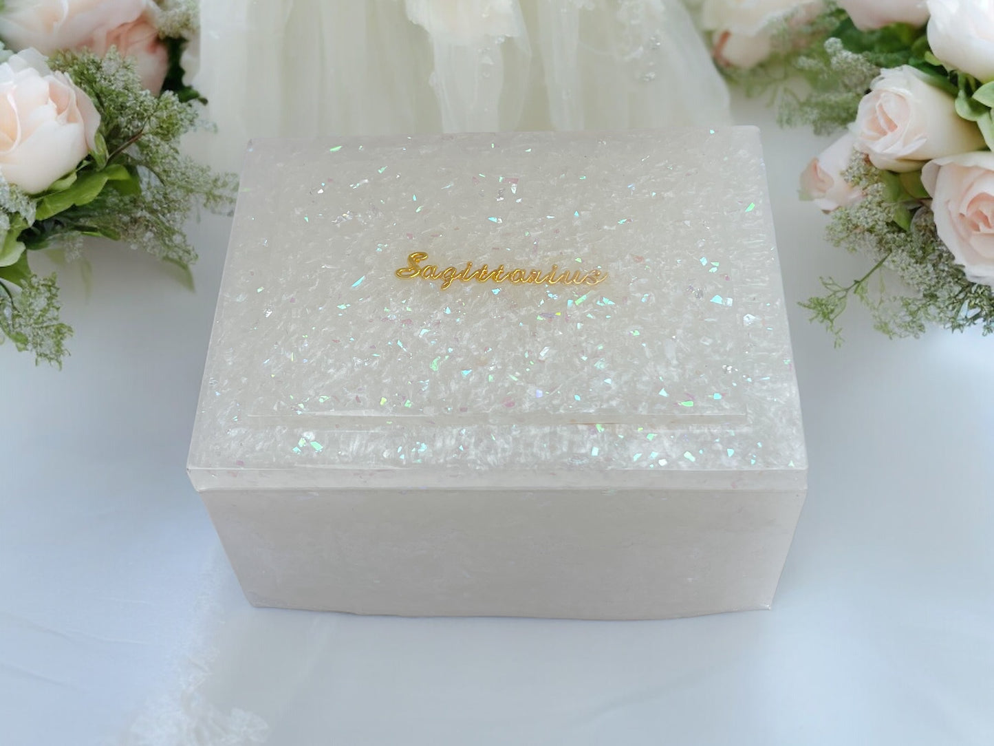 CUSTOM RESIN MADE ZODIAC JEWLERY BOX