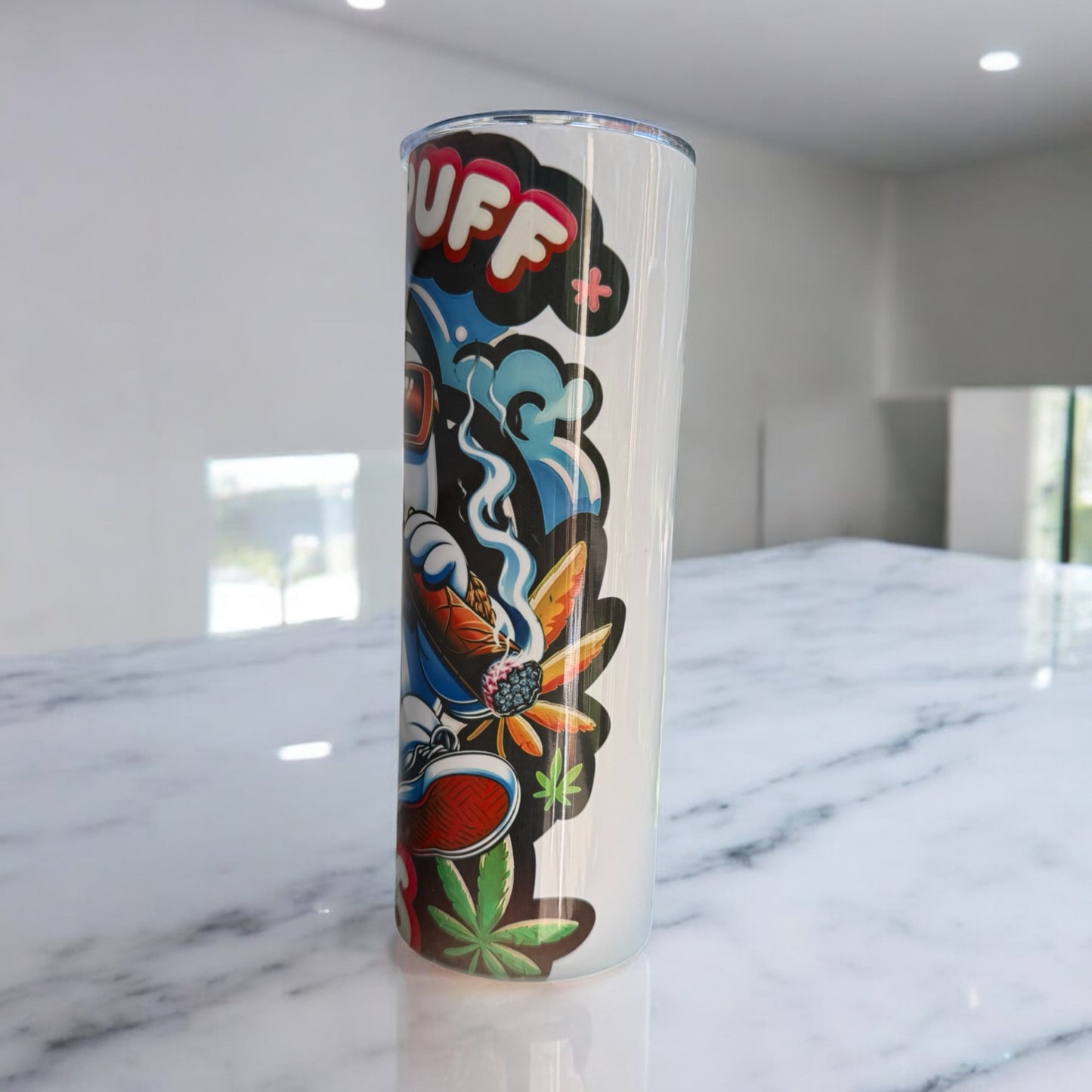 PUFF PUFF PASS CUSTOM 20OZ TUMBLER