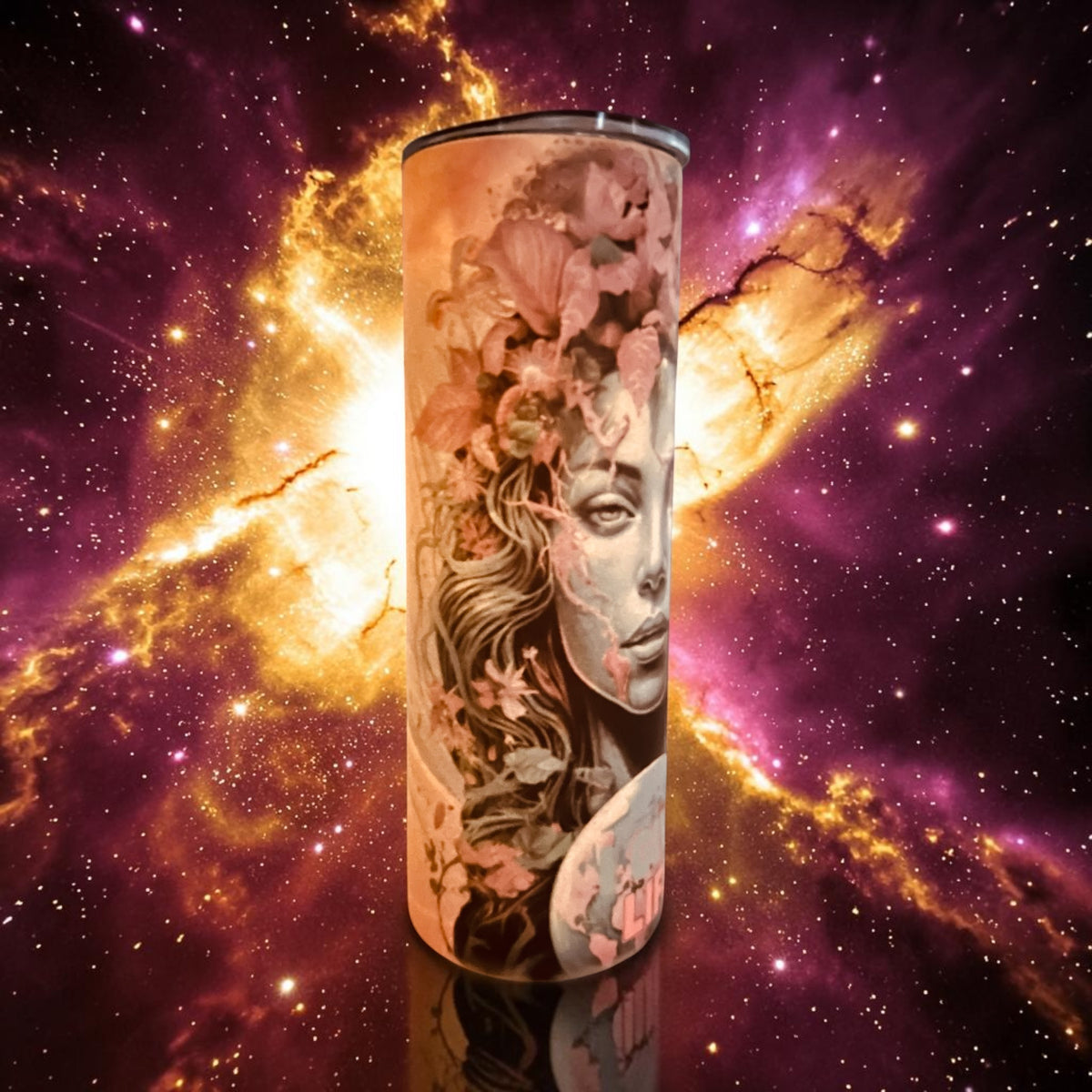 CUSTOM MOTHER EARTH PRINT 20OZ TUMBLER