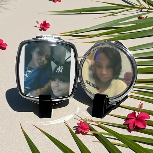 CUSTOM PERSONALIZED MIRROR COMPACT