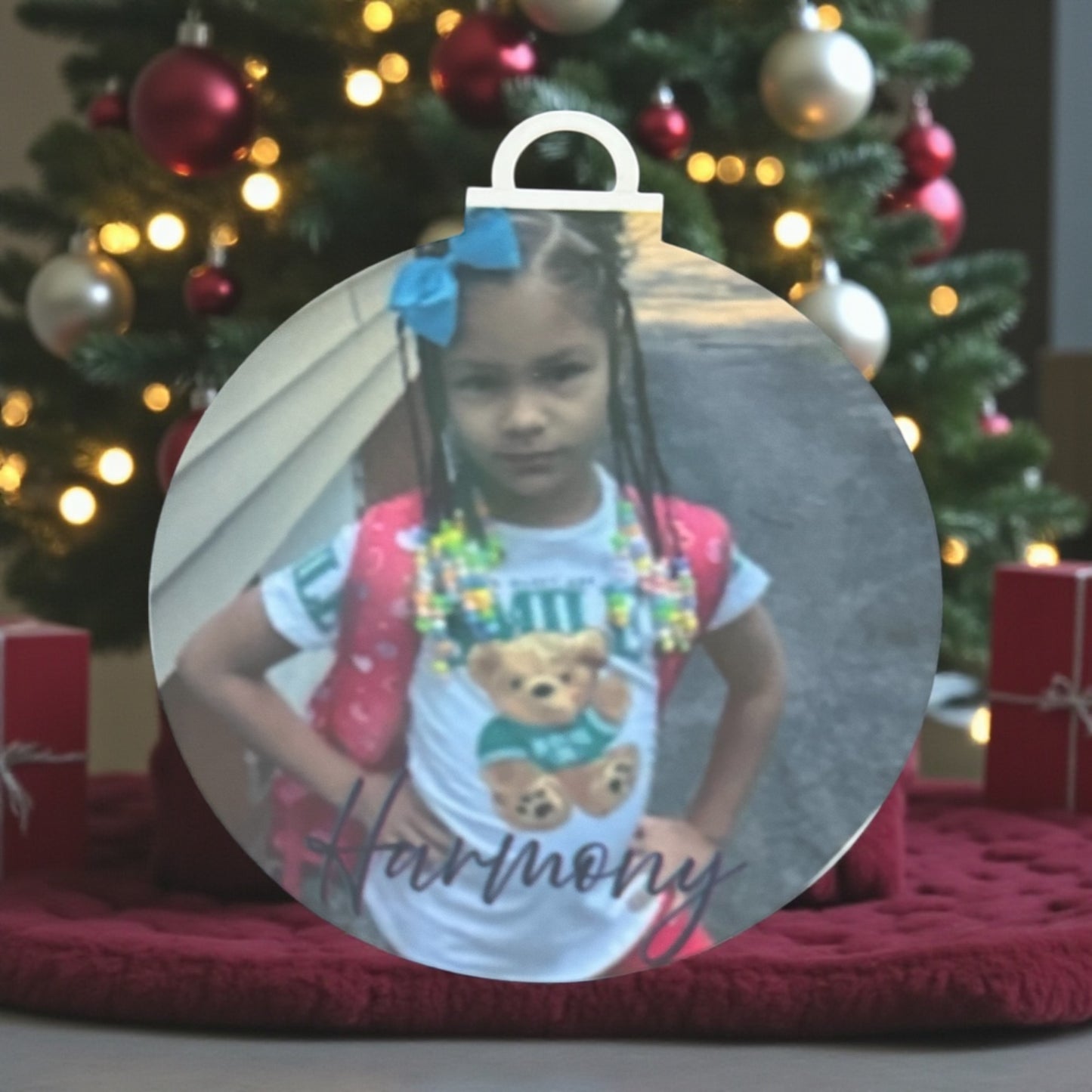 CUSTOM PERSONALIZED CHRISTMAS ORNAMENT