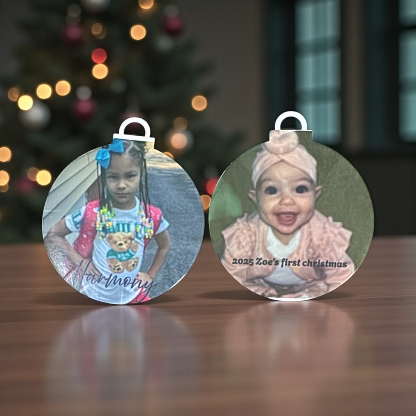 CUSTOM PERSONALIZED CHRISTMAS ORNAMENT