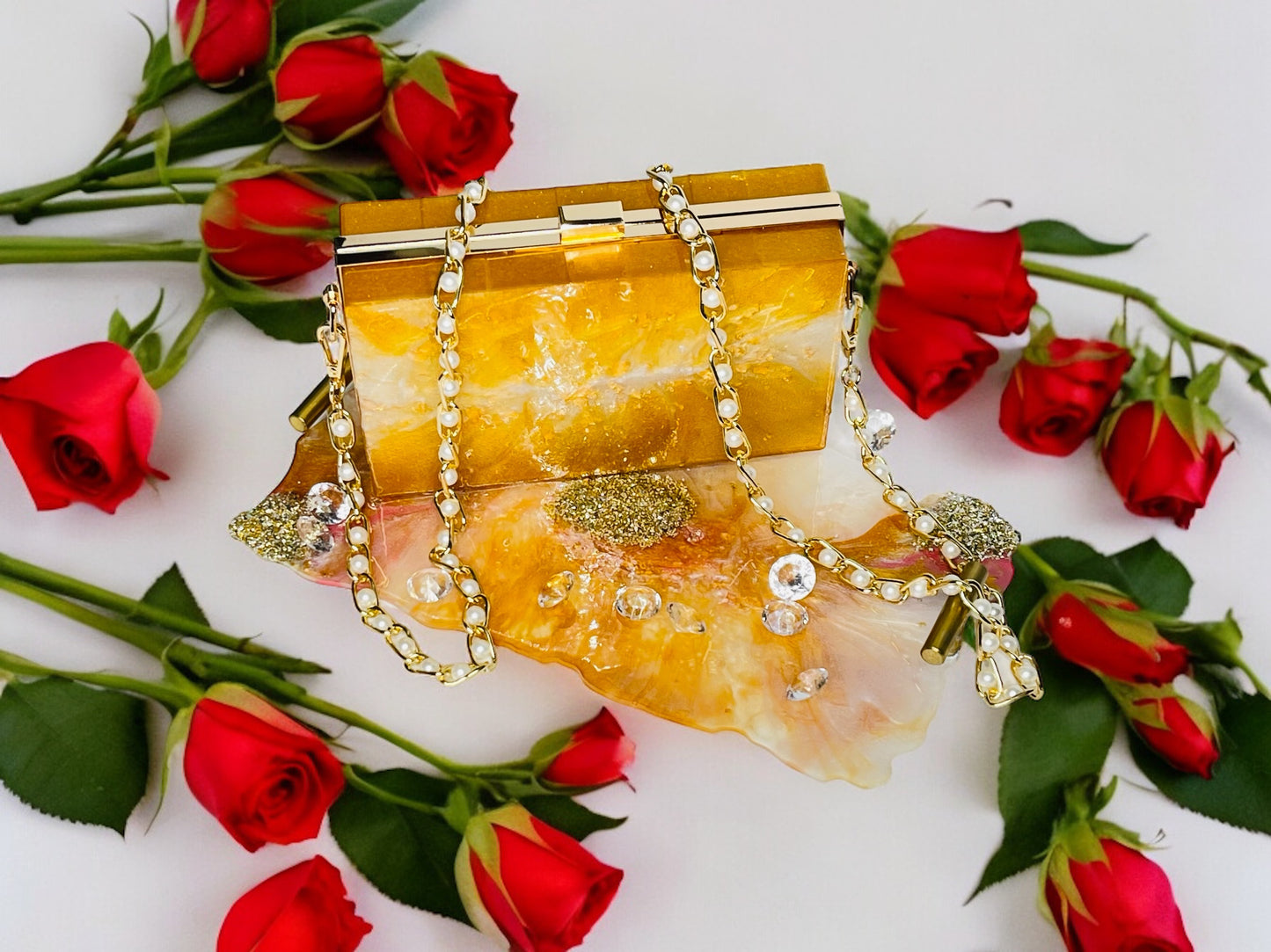 CUSTOM RESIN CLUTCH PURSE