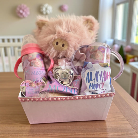 CUSTOM PERSONALIZED BABY ESSENTIALS SET