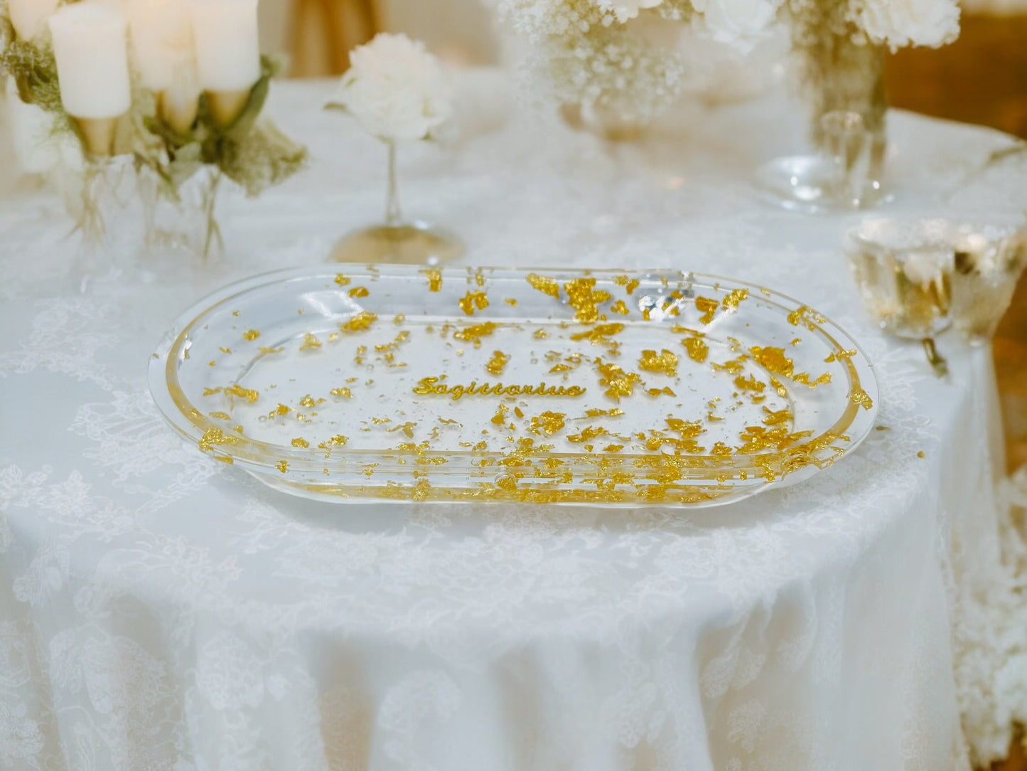 CUSTOM SMALL RESIN ZODIAC TRAY