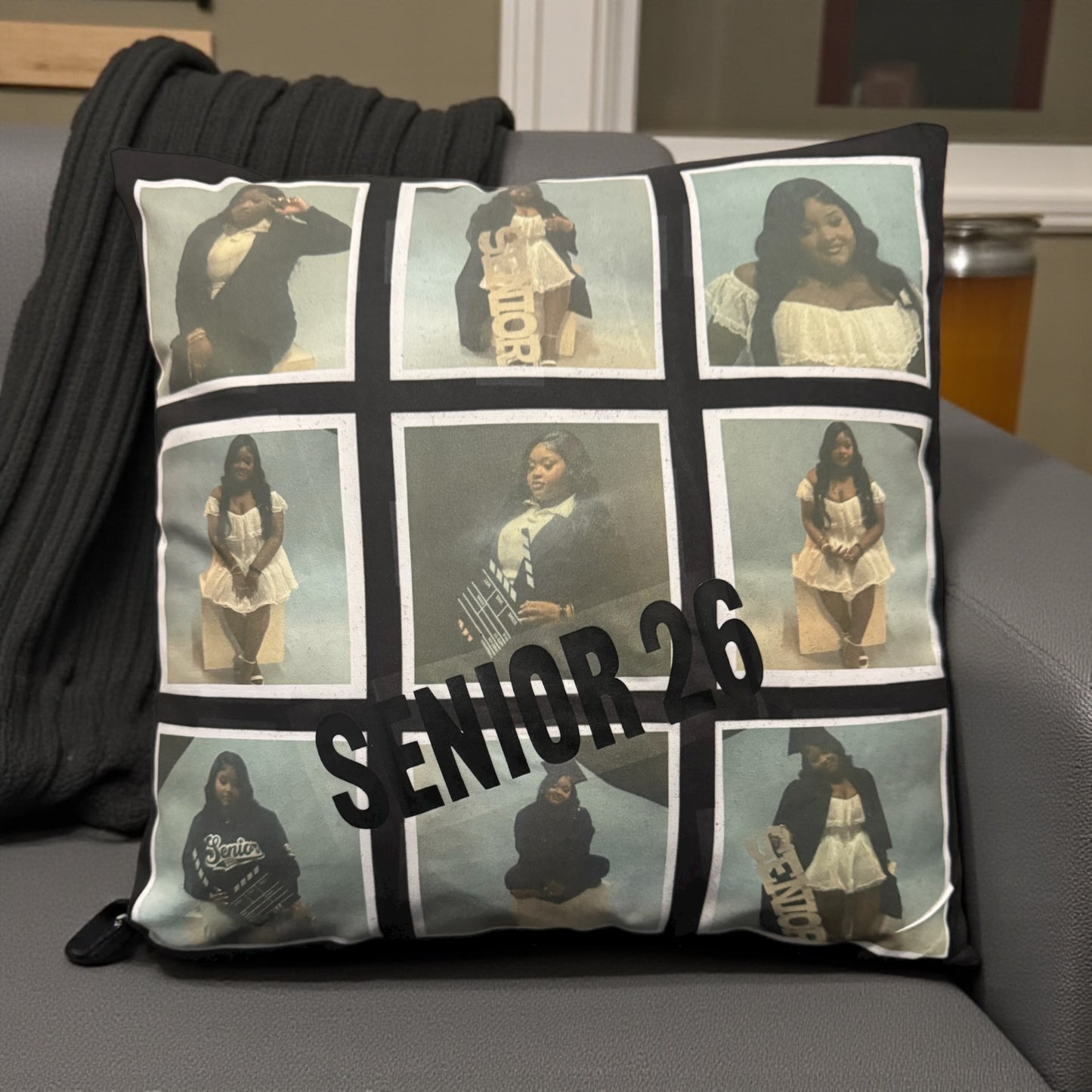CUSTOM PERSONALIZED PICTURE THROW PILLOW
