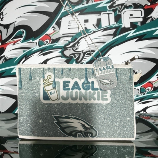 CUSTOM SPORTS TEAM COIN PURSE AND MATCHING DOG TAG