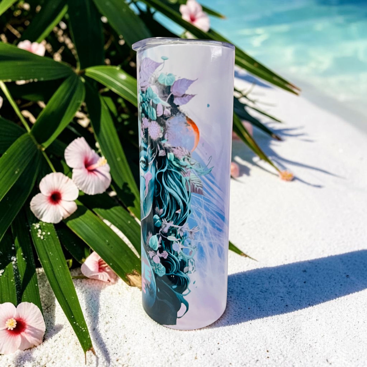 CUSTOM MOTHER EARTH PRINT 20OZ TUMBLER