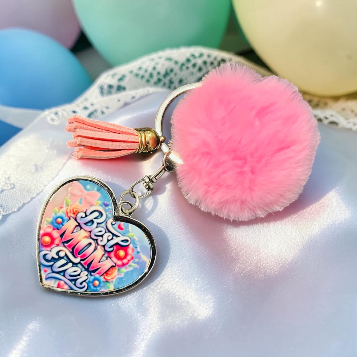 BEST MOM EVER KEYCHAIN