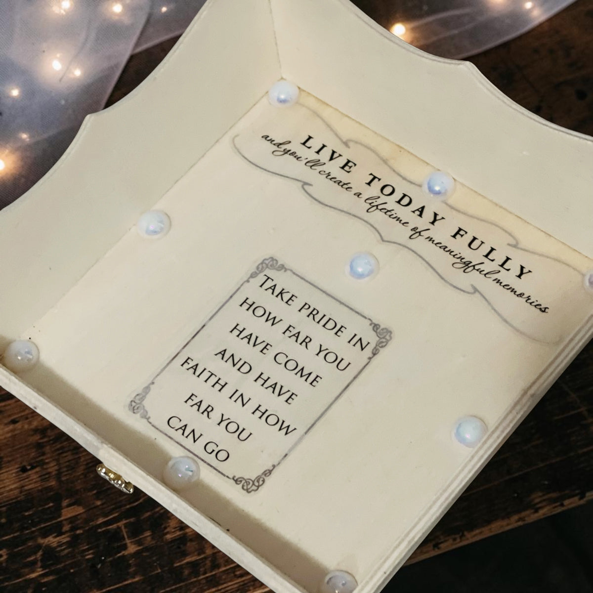 CUSTOM RESIN COVERED MESSAGE TRAY