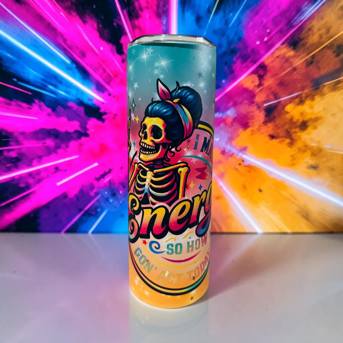 CUSTOM FUNNY PRINT 20OZ TUMBLER