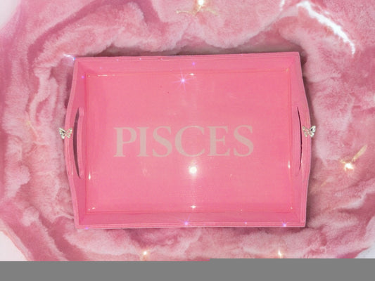 CUSTOM SMALL WOOD ZODIAC TRAY