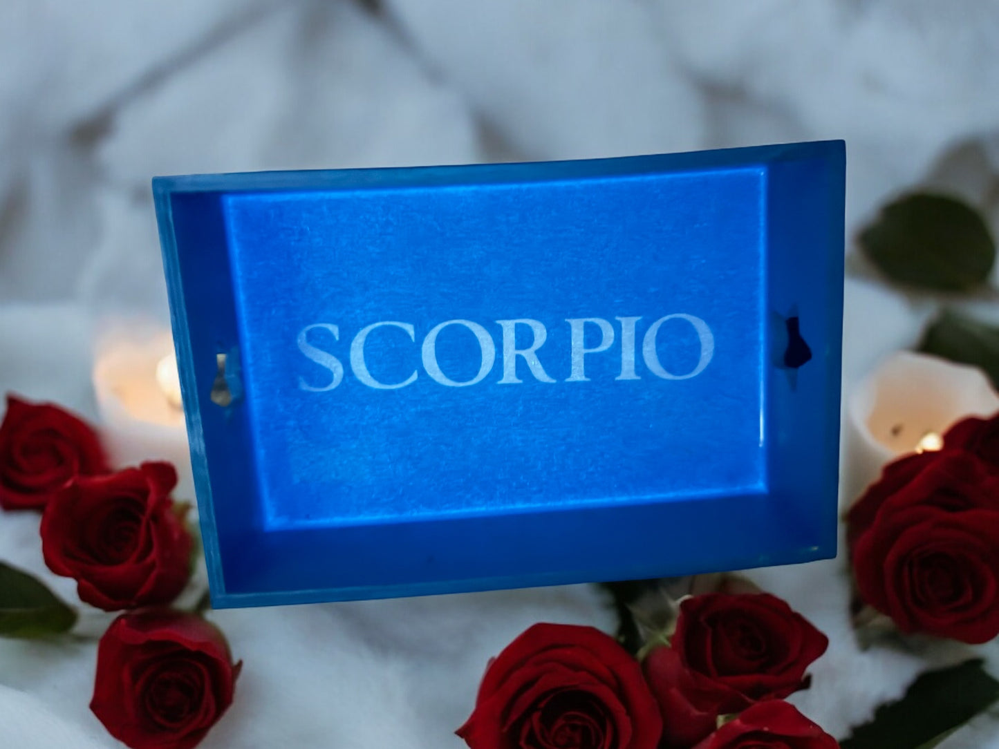 CUSTOM SMALL WOOD ZODIAC TRAY