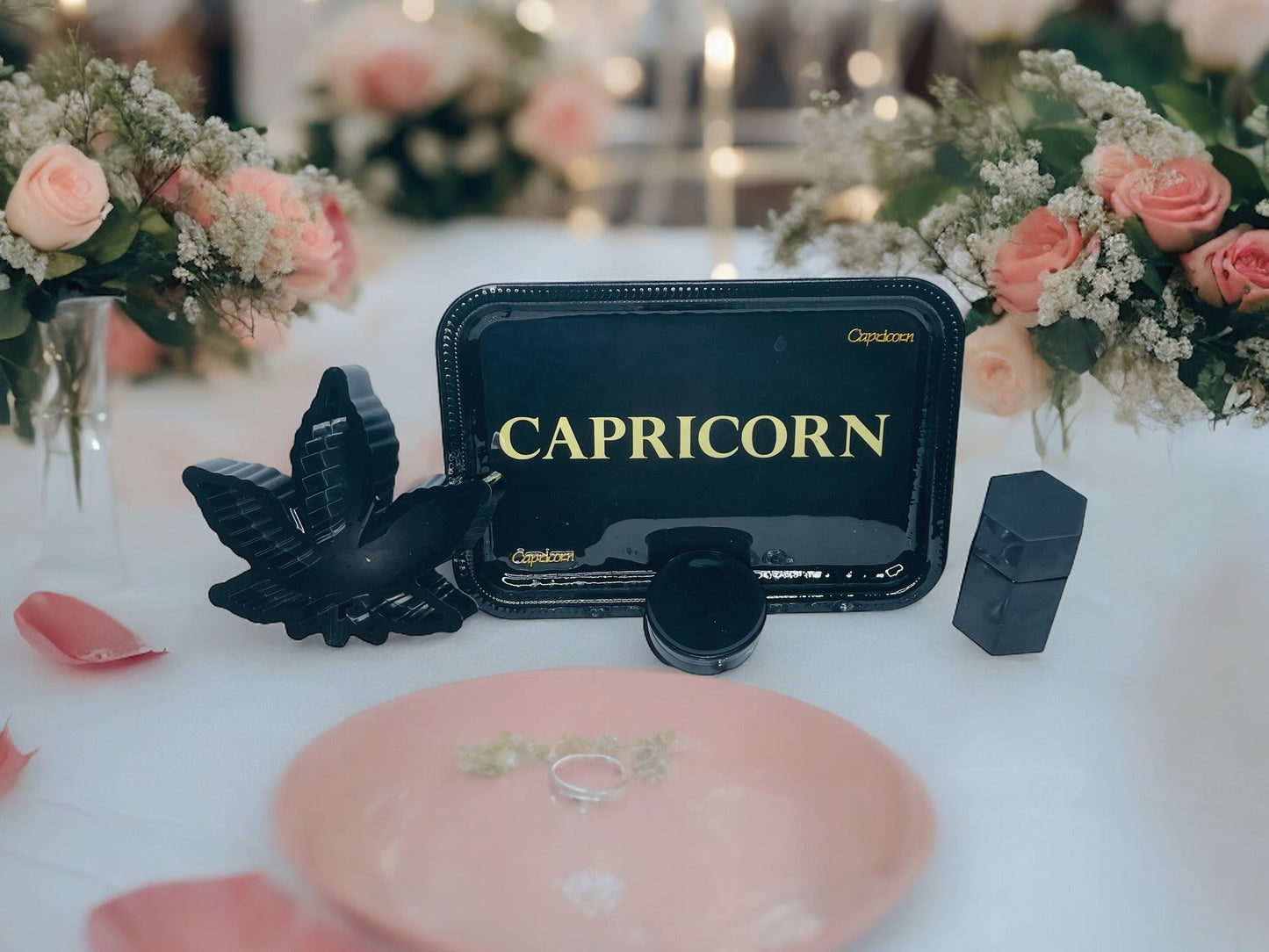 CUSTOM ZODIAC ROLLING TRAY SET